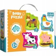 PUZZLE 4v1 BABY CLASSIC ZVIERATKA V COUNTRY 3/4/5/6 kusov PUZZLE 4v1 BABY CLASSIC ZVIERATKA V COUNTRY 3/4/5/6 kusov