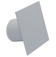 Tichý kúpeľňový ventilátor Biely lesklý panel