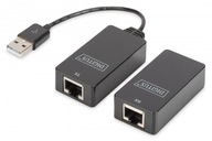 Digitus USB 1.1 predlžovací kábel s krútenou dvojlinkou až do dĺžky 45 m 20 cm