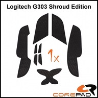 Grip Corepad Logitech G303 Shroud Black Grip Corepad Logitech G303 Shroud Black