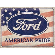 Vývesná tabuľa s logom Ford American Pride 30x40cm Rec Vývesná tabuľa s logom Ford American Pride 30x40cm Rec