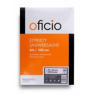UNIVERZÁLNE ETIKETY 70x37mm OFICIO 100 listov UNIVERZÁLNE ETIKETY 70x37mm OFICIO 100 listov