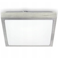 KÚPEĽŇOVÁ LAMPA DEKORATÍVNA LED TABUĽKA 2xE27 IP44 STRIEBORNÁ Štvorc. KÚPEĽŇOVÁ LAMPA DEKORATÍVNA LED TABUĽKA 2xE27 IP44 STRIEBORNÁ Štvorc.