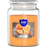 SVIEČKA Vonná sviečka ORANŽOVÁ SVIEČKA Vonná sviečka ORANŽOVÁ