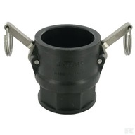 Zásuvka Camlock typ D PP Arag, vnútorný závit. 2" Zásuvka Camlock typ D PP Arag, vnútorný závit. 2"