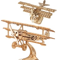 3D puzzle Drevený model lietadla na zloženie