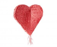 String piñata Červené SRDCE Valentínske zásnuby Slepačia párty String piñata Červené SRDCE Valentínske zásnuby Slepačia párty
