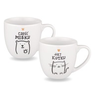 Sada pohárov 300 ml - hej mačiatko, ahoj medveď Sada pohárov 300 ml - hej mačiatko, ahoj medveď
