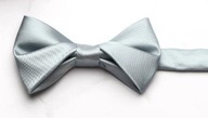 Pánsky motýlik Saténový motýlik Elegantný strieborný hladký motýlik k obleku, darček Pánsky motýlik Saténový motýlik Elegantný strieborný hladký motýlik k obleku, darček