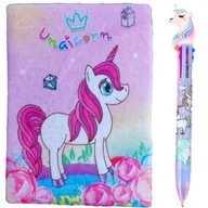 SÚPRAVA PRE DIEVČATÚ ZÁPISNÍK + PERO UNICORN RAINBOW SÚPRAVA PRE DIEVČATÚ ZÁPISNÍK + PERO UNICORN RAINBOW