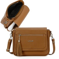 Camel kožená kabelka pre dámske kožené messenger tašky