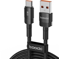 TOOCKI dlhý FAST USB-C Type-C rýchlonabíjací kábel 100W PD 3m