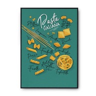 Cestoviny Obrazový plagát Kuchyňa Pasta Bar Obývacia izba 30x40 Cestoviny Obrazový plagát Kuchyňa Pasta Bar Obývacia izba 30x40