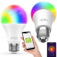 SADA 2 KUSOV E27 8W LED RGB WIFI ŽIAROVKA TUYA SADA 2 KUSOV E27 8W LED RGB WIFI ŽIAROVKA TUYA