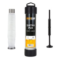 UnderCarp PVA Mesh Tunnel + Tamper 35mm 7m UnderCarp PVA Mesh Tunnel + Tamper 35mm 7m