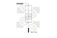 BGA výfukový ventil V039467 + zadarmo BGA výfukový ventil V039467 + zadarmo