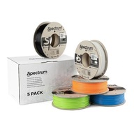 Spectrum 3D vlákno, Premium PLA, 1,75 mm, 5x250g, 80747, mix Polar White,