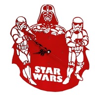 Nástenné hodiny ala Star Wars Yoda Vader darček Nástenné hodiny ala Star Wars Yoda Vader darček