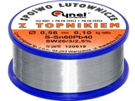 CÍN S FLUXOM 0,56mm/100g CÍN CÍN S FLUXOM 0,56mm/100g CÍN