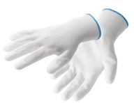 Ochranné rukavice potiahnuté polyuretánom, biele 11