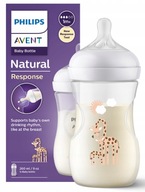 Fľaša na žirafu Avent Natural Response 260 ml Fľaša na žirafu Avent Natural Response 260 ml