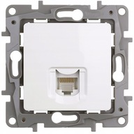 Jedna počítačová zásuvka RJ45 kategórie 5e UTP pre biele rámy LEGRAND Jedna počítačová zásuvka RJ45 kategórie 5e UTP pre biele rámy LEGRAND