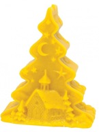 Forma na voskovú sviečku vianočný stromček s kostolíkom