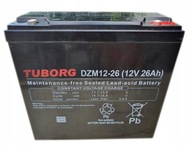 Tuborg DZM12-26 gélová batéria 12V 26Ah