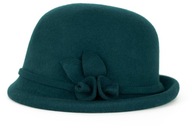 Elegantný plstený poľský klobúk Wanda Woolen cloche cz21816-3 Elegantný plstený poľský klobúk Wanda Woolen cloche cz21816-3