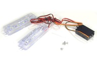 PREDNÉ SVETLO 4 X LED ZW-317 BIELE BLIKÁ PREDNÉ SVETLO 4 X LED ZW-317 BIELE BLIKÁ