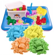 BibiMoon Kinetic Sand 4kg Piaskolina Formy BAZÉNOVÁ SET BibiMoon Kinetic Sand 4kg Piaskolina Formy BAZÉNOVÁ SET