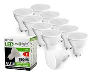 10x GU10 LED žiarovka 2W=20W 3000K teplá biela 230V 10x GU10 LED žiarovka 2W=20W 3000K teplá biela 230V