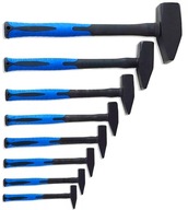 Sklolaminátová súprava zámočníckeho kladiva 8 kusov 100-2000 gr Sklolaminátová súprava zámočníckeho kladiva 8 kusov 100-2000 gr