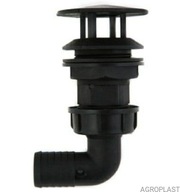 Sací konektor fi 32mm s 90o kolenom Sací konektor fi 32mm s 90o kolenom