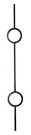 Baluster kovaný prvok balustrády balkón 22.207 12x12 Baluster kovaný prvok balustrády balkón 22.207 12x12