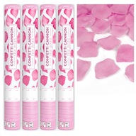 4x STRELECKÉ TRUBKY RUŽOVÉ RUŽE KONFETTI 40c 4x STRELECKÉ TRUBKY RUŽOVÉ RUŽE KONFETTI 40c