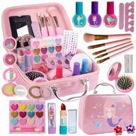 MAKEUP COSMETICS BOX XXL SADA NA MAĽOVANIE detského make-upu nechtov MAKEUP COSMETICS BOX XXL SADA NA MAĽOVANIE detského make-upu nechtov