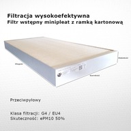 Prachový filter G4 EU4 ePM10 50% 196x340x50 mm