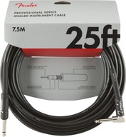 Fender Professional 25 ANG BLK instr kábel 7,5 m Fender Professional 25 ANG BLK instr kábel 7,5 m