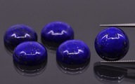 Lapis lazuli A okrúhly kabošon, priemer 12 mm Lapis lazuli A okrúhly kabošon, priemer 12 mm