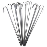 Oceľové kotviace kolíky J30cm na agrotextíliu 100 ks Oceľové kotviace kolíky J30cm na agrotextíliu 100 ks