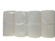 Biely neparfumovaný toaletný papier, 8 roliek, 5 hromadných balení