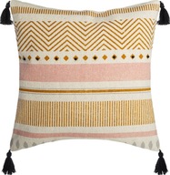 BOHO obliečka na vankúš so strapcami 40 x 40 cm BOHO obliečka na vankúš so strapcami 40 x 40 cm