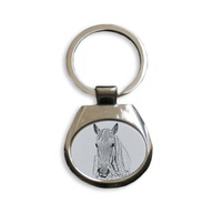 Kovová kľúčenka Camargue Horse Keychain s grafikou