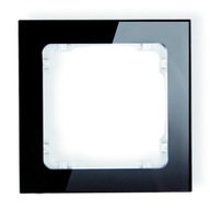 Deco cardigan black/graphite - 1-násobný sklenený efektový rám - 12-11-DRS-1