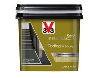 V33 Podlahy a schody Tmavý grafit 0,75L V33 Podlahy a schody Tmavý grafit 0,75L