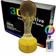 Svetový pohár 3D LAMP LED nočná lampa Svetový pohár 3D LAMP LED nočná lampa