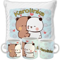 SÚPRAVA VANKÚŠ + HRNČEK BUBU A MEDVEĎ DUDU PANDA DARČEK NARODENINOVÝM NÁVRHOM MENA SÚPRAVA VANKÚŠ + HRNČEK BUBU A MEDVEĎ DUDU PANDA DARČEK NARODENINOVÝM NÁVRHOM MENA