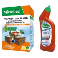 Microbec ULTRA Prípravok do septikov - citrónová vôňa 1kg + WC Gél