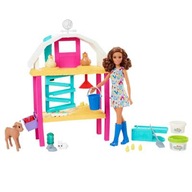 Sada Barbie Happy Hen Farm + bábika HGY88